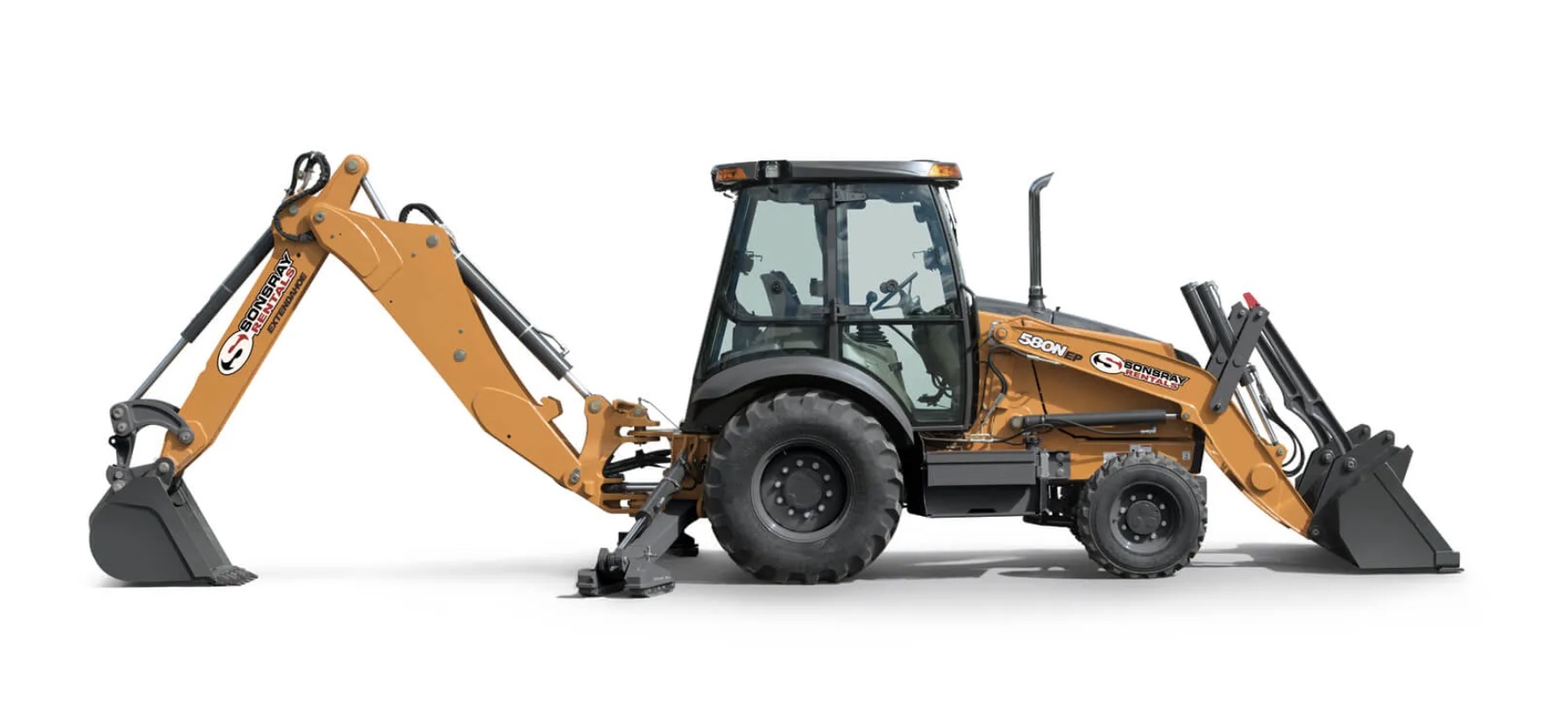 Rent the 580N EP Backhoe Loader Rental Sonsray Rentals