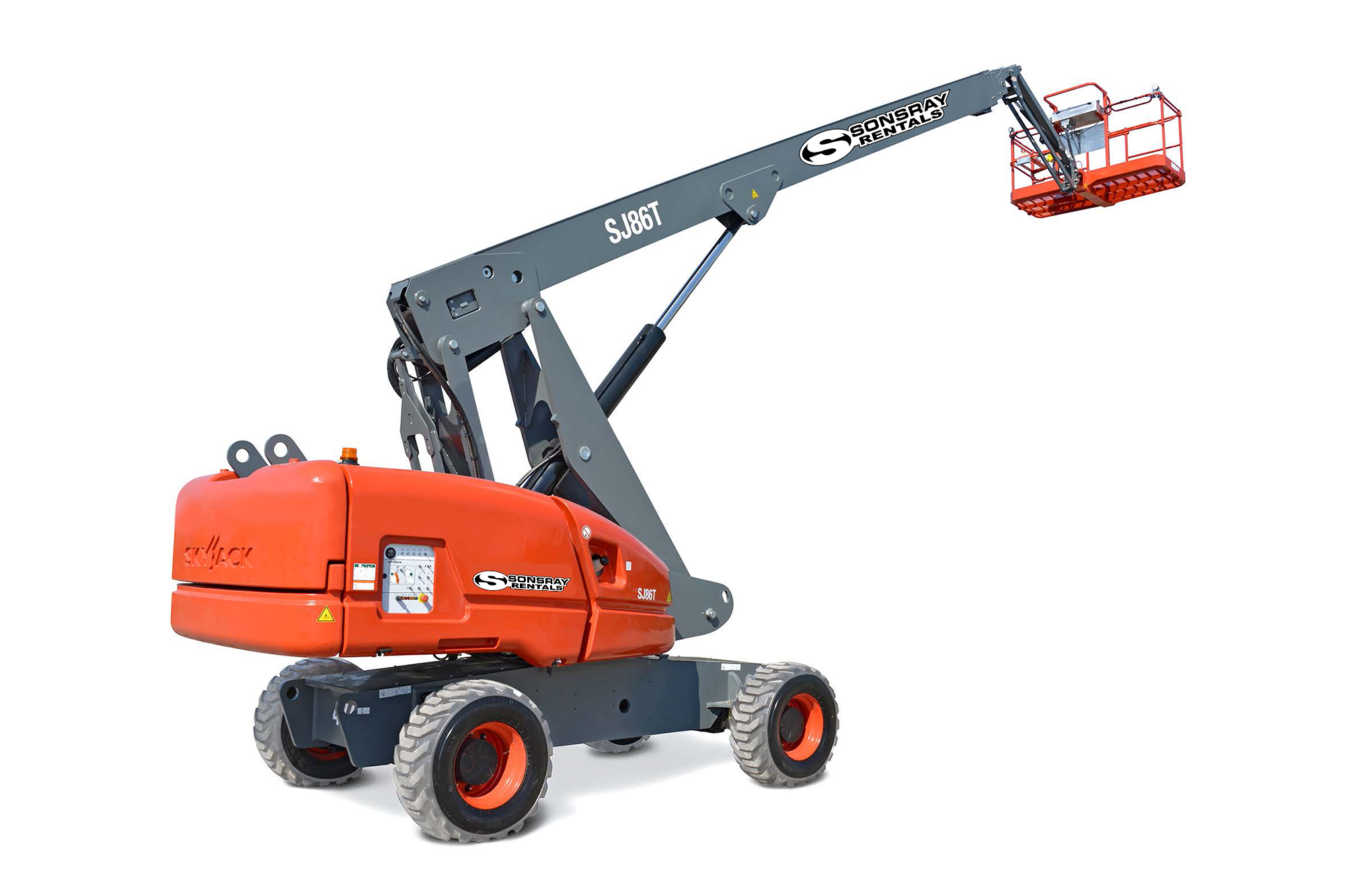 Rent the SJ86T Boom Lift Rental Sonsray Rentals