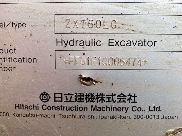 used hitachi excavator for sale
